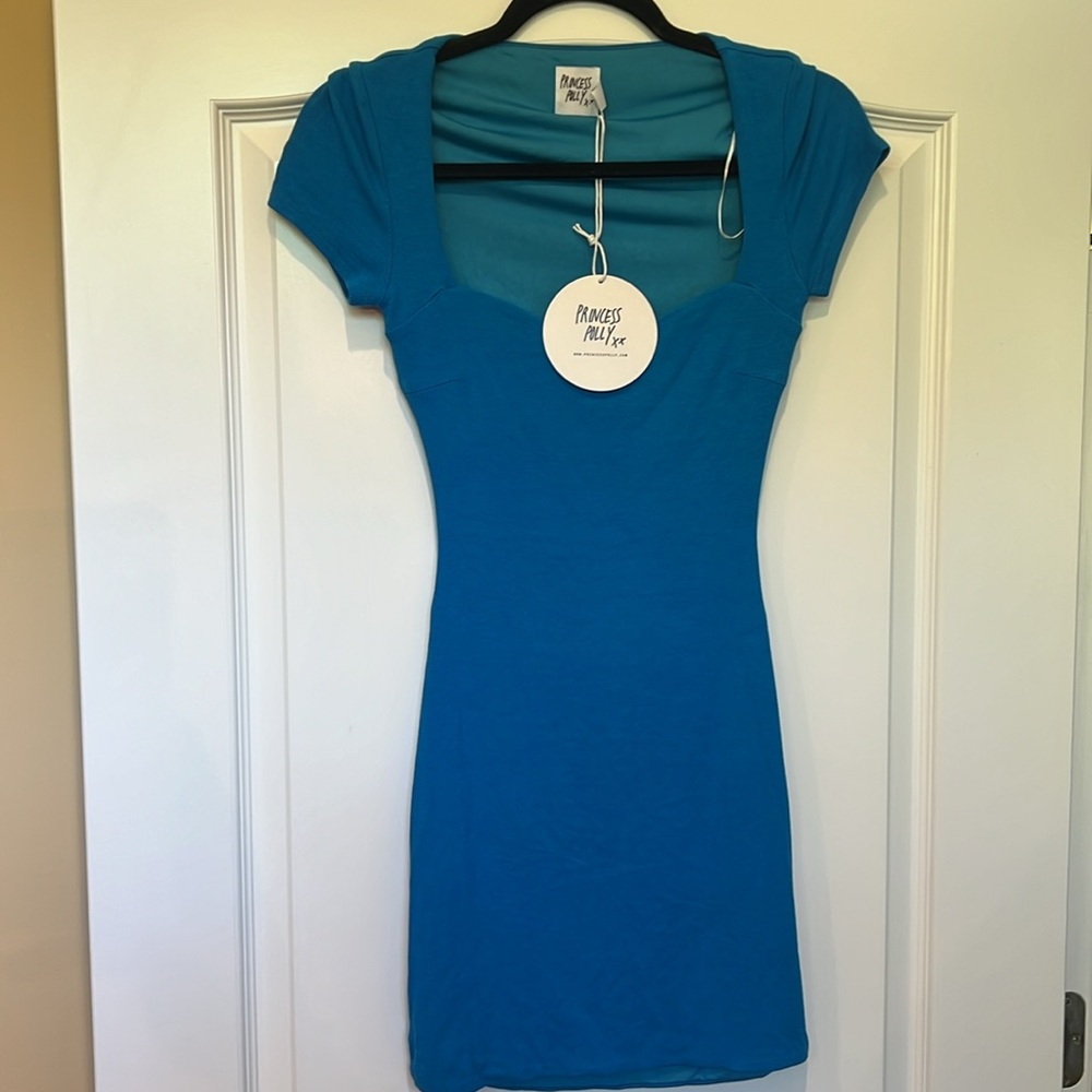 Blue mini dress from Princess Polly, NWT size 2.